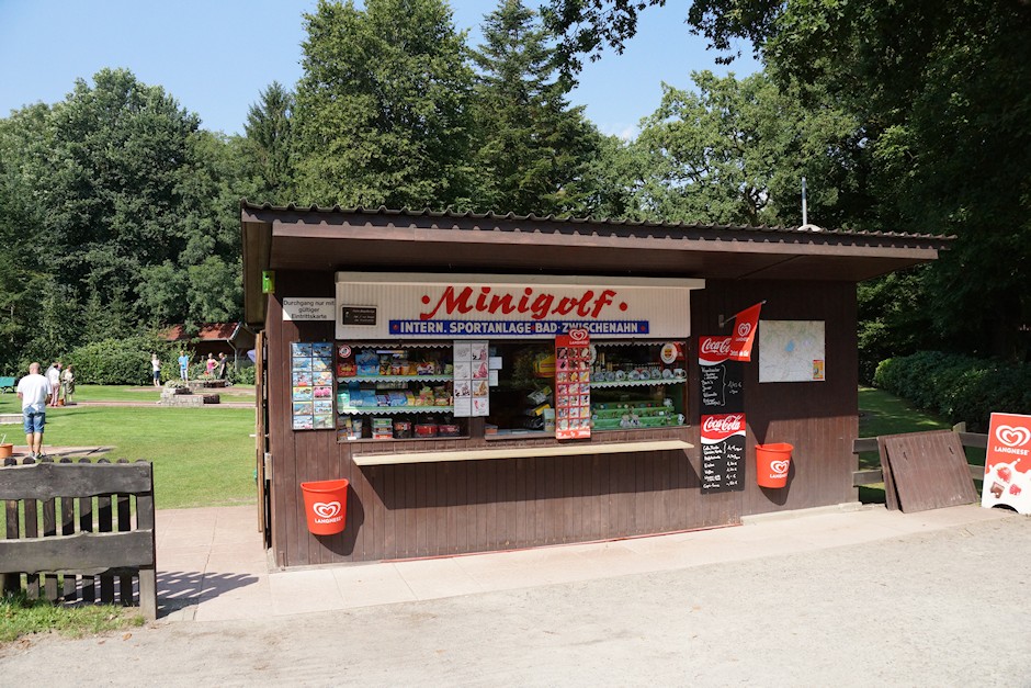 Hütte beim Minigolfplatz